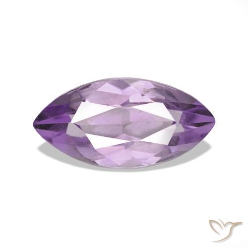1.13 ct Violet Amethyst Gemstone, Amethyst Gem in Marquise Facet Shape for Sale.