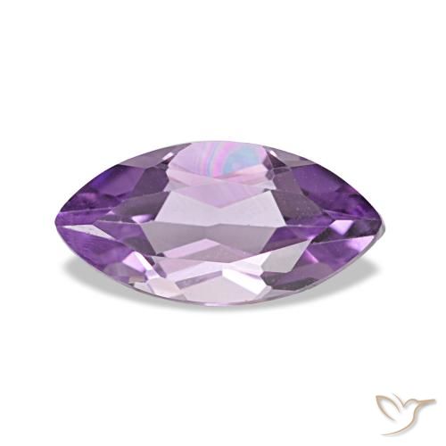 0.98ct Medium Light Purplish-Violet Amethyst, Marquise, VVS