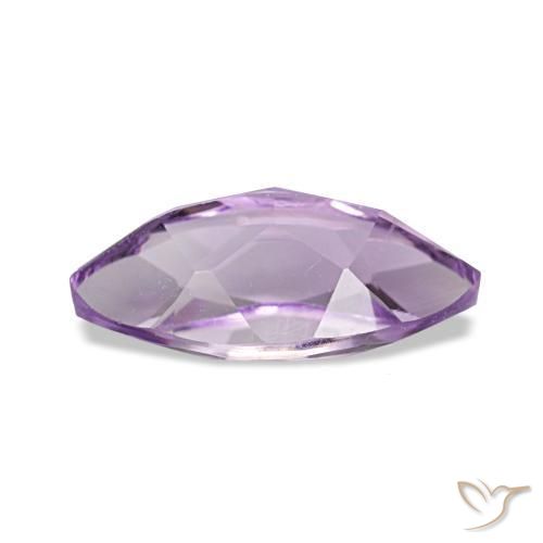 Amethyst Gemstone in 10 x 5 mm (calibrated) Size for Sale, Amethyst Stone in Medium Light Purplish-Violet Color