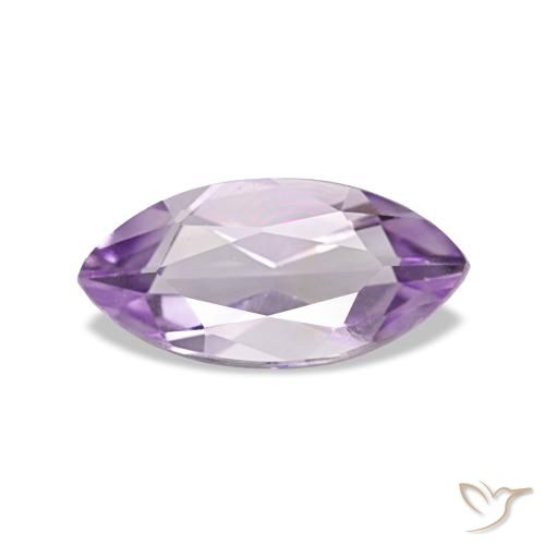 0.86 ct Violet Amethyst Gemstone, Amethyst Gem in Marquise Facet Shape for Sale.