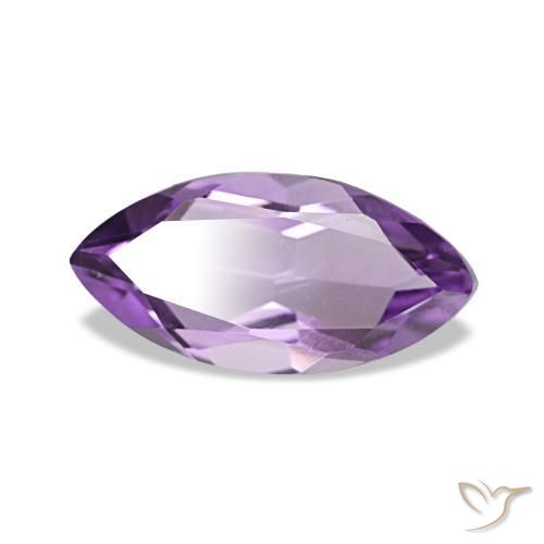 1.02 ct Violet Amethyst Stone, Natural Amethyst in Marquise Facet Shape for Sale
