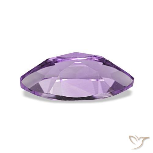 Amethyst Gemstone in 10 x 5 mm (calibrated) Size for Sale, Amethyst Stone in Medium Light Purplish-Violet Color