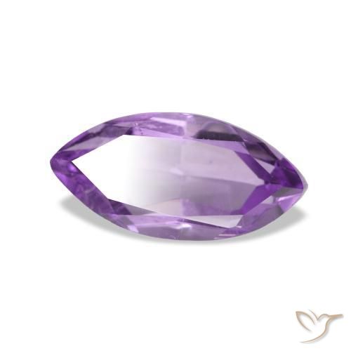 1.16 ct Violet Amethyst Stone, Natural Amethyst in Marquise Facet Shape for Sale