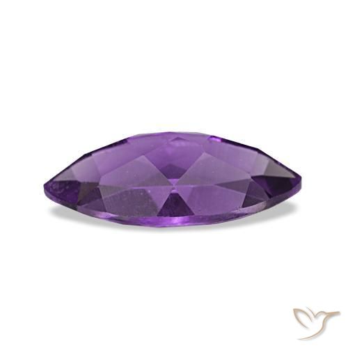 Amethyst Gemstone in 10 x 5 mm (calibrated) Size for Sale, Amethyst Stone in Deep Purplish Violet Color