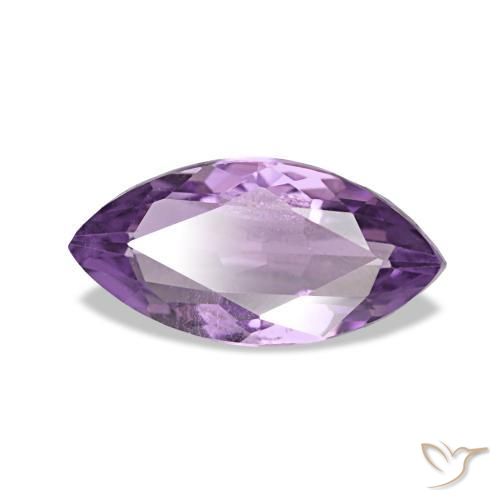 1.00 ct Violet Amethyst Stone, Natural Amethyst in Marquise Facet Shape for Sale
