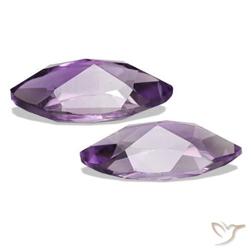 Amethyst Gemstones in 10 x 5 mm (calibrated) Size for Sale, Amethyst Stones in Medium Violet Color