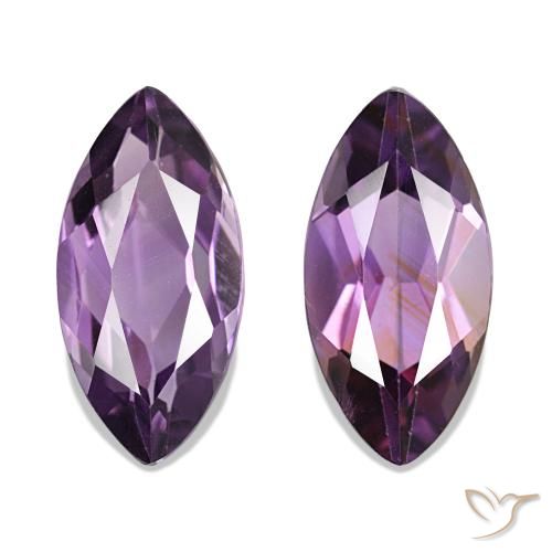 2.07ctw Medium Violet Amethyst, Marquise, VS