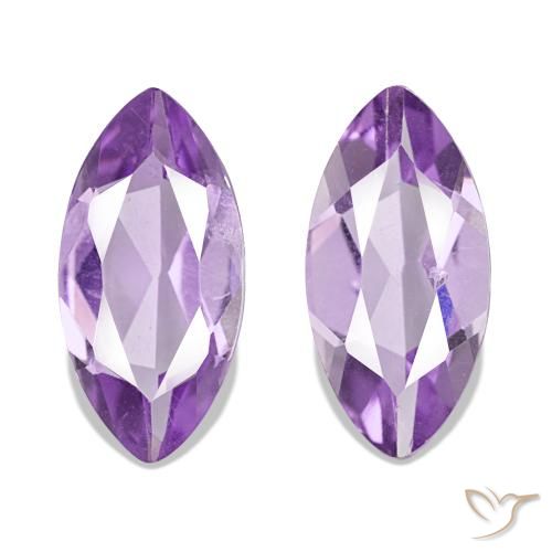 1.75ctw Medium Light Purplish-Violet Amethyst, Marquise, VS