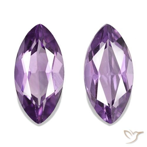 2.29ctw Natural Medium Violet Amethyst, Marquise, VS, Photo A