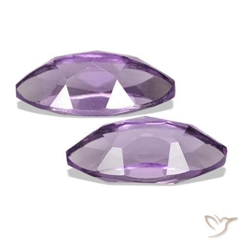 Amethyst Gemstones in 10 x 5 mm (calibrated) Size for Sale, Amethyst Stones in Medium Violet Color