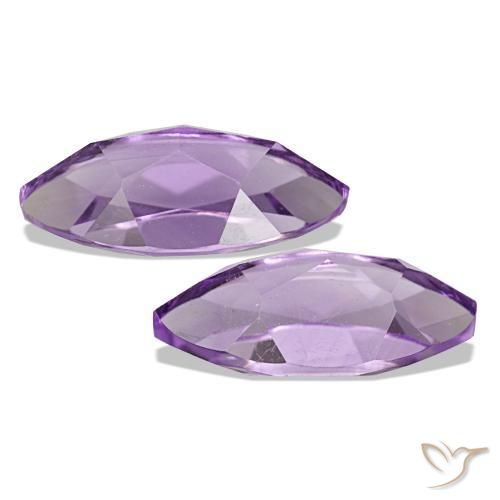 Amethyst Gemstones in 10 x 5 mm (calibrated) Size for Sale, Amethyst Stones in Purplish Violet Color