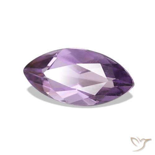 1.02 ct Violet Amethyst Stone, Natural Amethyst in Marquise Facet Shape for Sale