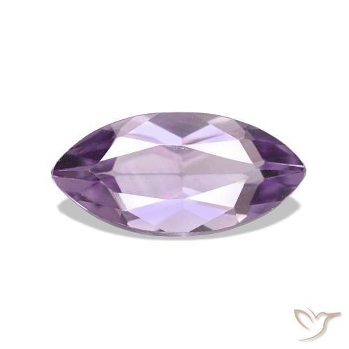 1.00 ct Violet Amethyst Gemstone, Amethyst Gem in Marquise Facet Shape for Sale.
