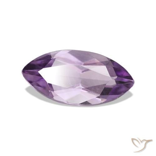 1.00 ct Violet Amethyst Stone, Natural Amethyst in Marquise Facet Shape for Sale