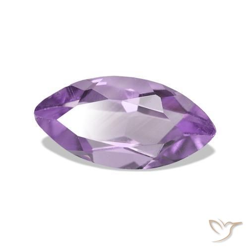 1.03 ct Violet Amethyst Stone, Natural Amethyst in Marquise Facet Shape for Sale