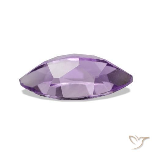 Amethyst Gemstone in 10 x 5 mm (calibrated) Size for Sale, Amethyst Stone in Deep Iris Violet Color