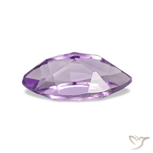 Amethyst Gemstone in 9.7 x 4.9 mm Size for Sale, Amethyst Stone in Light-Medium Violet Color