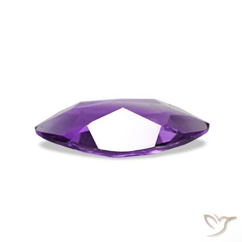 Amethyst Gemstone in 10 x 5 mm (calibrated) Size for Sale, Amethyst Stone in Medium Violet Color