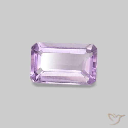 0.29 ct Violet Amethyst Stone, Natural Amethyst in Octagon Step Cut Shape for Sale