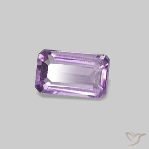 0.30 ct Violet Amethyst Stone, Natural Amethyst in Octagon Step Cut Shape for Sale