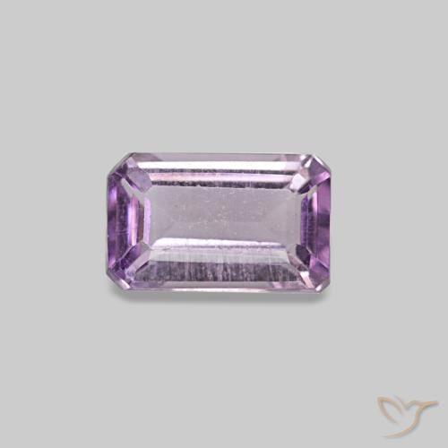 0.29ct Light-Medium Violet Amethyst, Emerald Cut, VS-SI