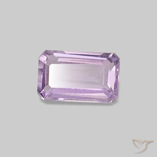 0.28 ct Violet Amethyst Stone, Natural Amethyst in Octagon Step Cut Shape for Sale