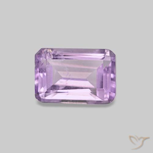 0.58ct Violet Amethyst, Emerald Cut, VS