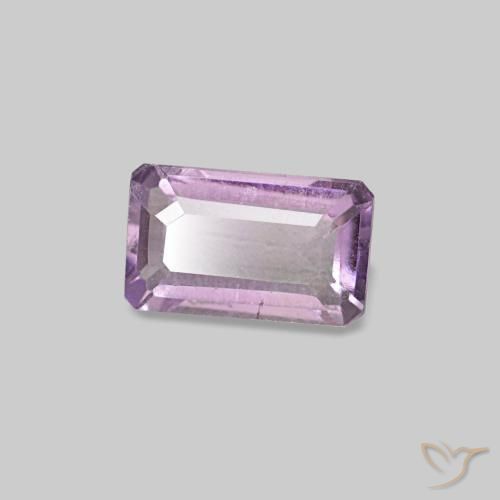 0.29 ct Violet Amethyst Stone, Natural Amethyst in Octagon Step Cut Shape for Sale