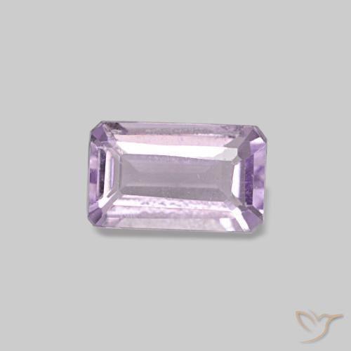 0.28 ct Violet Amethyst Stone, Natural Amethyst in Octagon Step Cut Shape for Sale