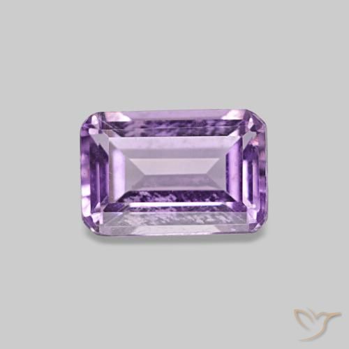0.54ct Deep Violet Amethyst, Emerald Cut, VS
