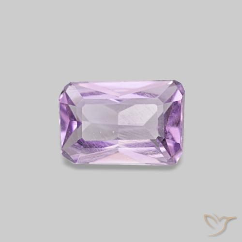 0.42 ct Violet Amethyst Gemstone, Amethyst Gem in Octagon / Scissor Cut Shape for Sale.