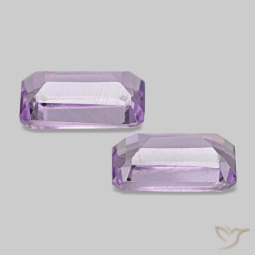 Amethyst Gemstones in 5.2 x 3.2 mm Size for Sale, Amethyst Stones in Pinkish Violet Color