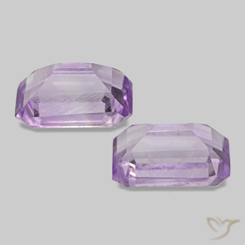 Amethyst Gemstones in 6 x 4 mm (calibrated) Size for Sale, Amethyst Stones in Light Pinkish Violet Color