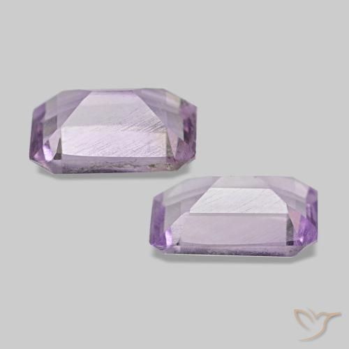 Amethyst Gemstones in 6 x 4 mm (calibrated) Size for Sale, Amethyst Stones in Light Pinkish Violet Color