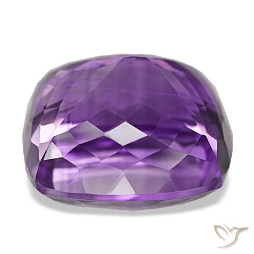 Amethyst Gemstone in 20 x 20 mm (calibrated) Size for Sale, Amethyst Stone in Medium Violet Color