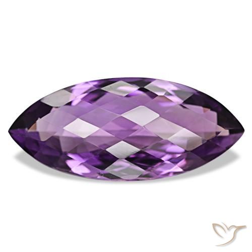36.83ct Medium Violet Amethyst, Marquise, VS