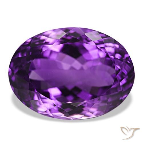 36.78ct Vivid Violet Amethyst, Oval, VVS