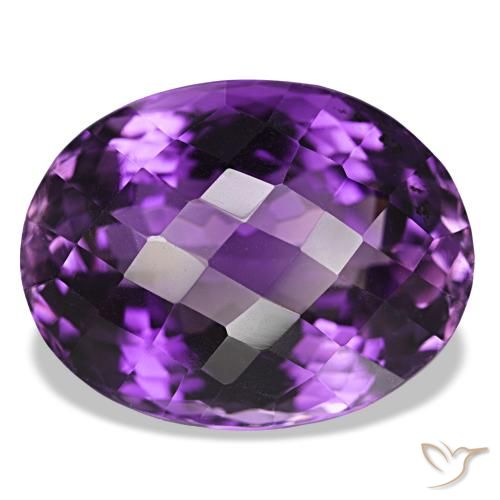 34.20ct Deep Violet Amethyst, Oval, VVS-VS