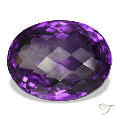32.51ct Medium Violet Amethyst, Oval, IF