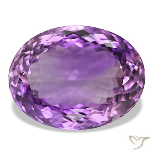 40.46Ct Purplish Violet Amethyst, Oval, Vvs