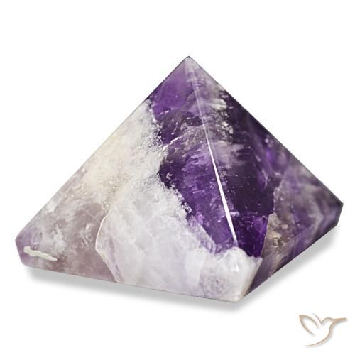 114.21 ct Violet Amethyst Stone, Natural Amethyst in Pyramid Cabochon Shape for Sale