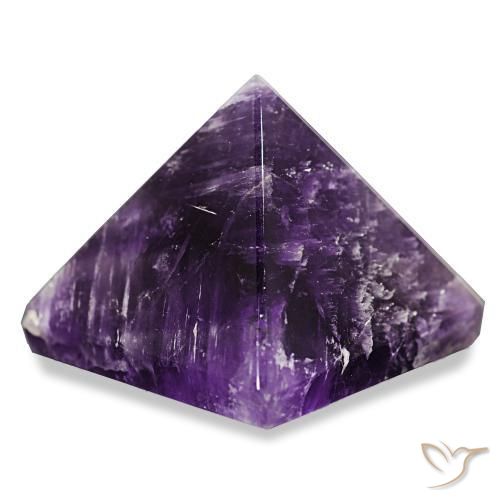 Amethyst Gemstone in 28.3 x 27.7 mm Size for Sale, Amethyst Stone in Deep Violet Color