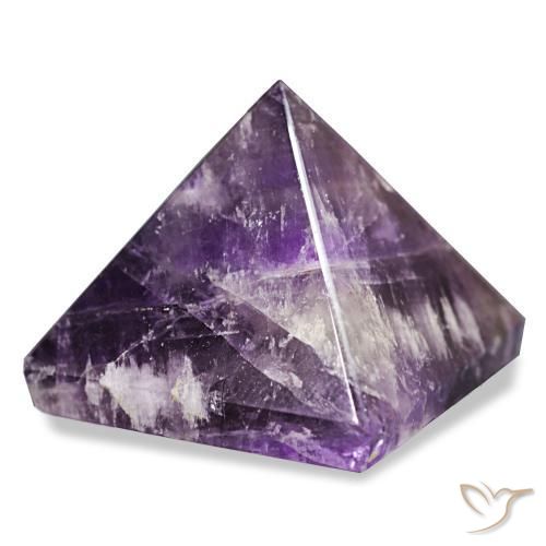 113.30 ct Violet Amethyst Stone, Natural Amethyst in Pyramid Cabochon Shape for Sale