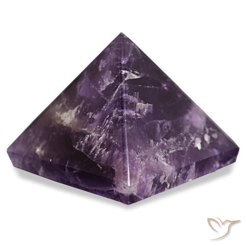 Amethyst Gemstone in 27.7 x 27.5 mm Size for Sale, Amethyst Stone in Deep Violet Color