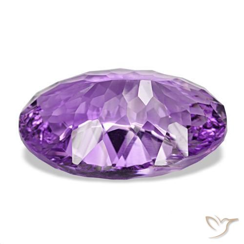 Amethyst Gemstone in 25 x 18 mm (calibrated) Size for Sale, Amethyst Stone in Deep Pinkish Violet Color