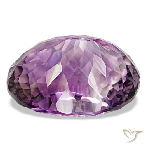 Amethyst Gemstone in 31.6 x 23.7 mm Size for Sale, Amethyst Stone in Deep Purplish Violet Color