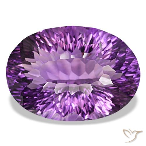 81.61Ct Purplish Violet Amethyst, Oval, Vvs