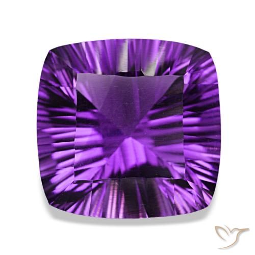 21.29Ct Intense Violet Amethyst, Cushion, Vvs-Vs
