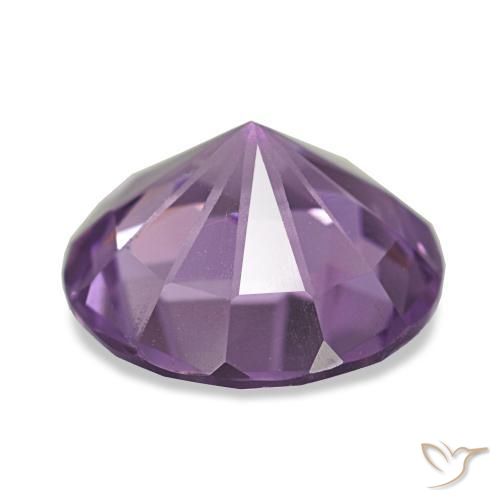 Amethyst Gemstone in 9 mm (calibrated) Size for Sale, Amethyst Stone in Iris Violet Color