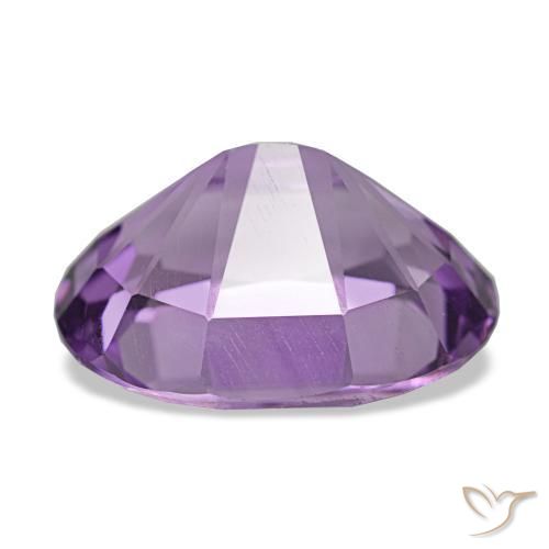 Amethyst Gemstone in 12.6 x 10 mm Size for Sale, Amethyst Stone in Iris Violet Color